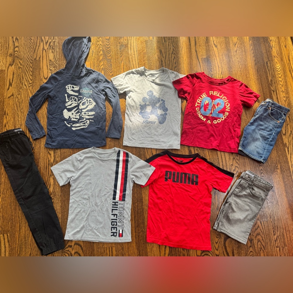 Boys clothes lot of 8 items (size 7)